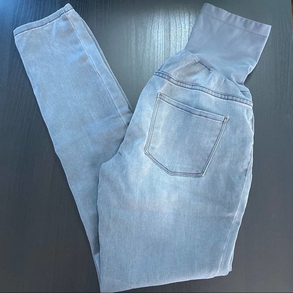 OH Baby by Motherhood Gray Maternity Skinny Jeans Size Medium - Picture 3 of 5